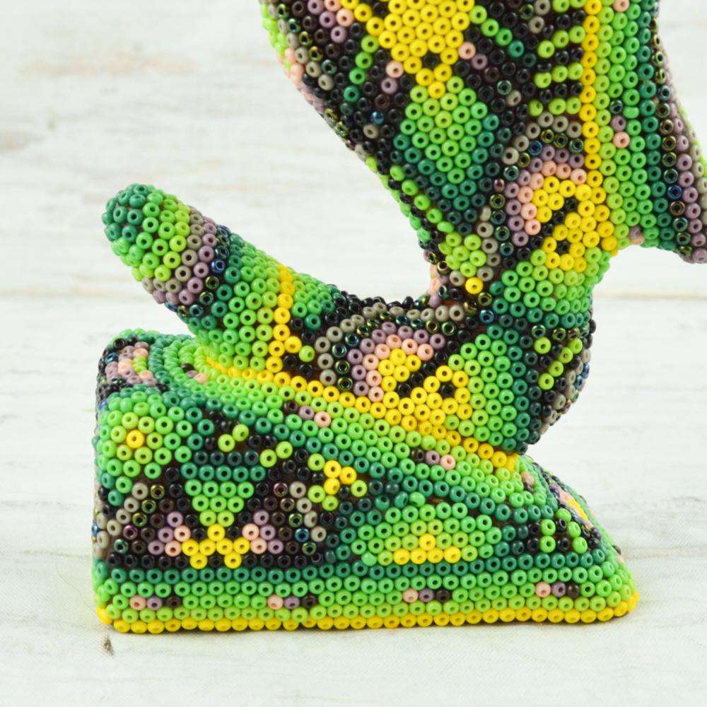 Seahorse Huichol Art - Alebrije Huichol Mexican Folk art magiamexica.com