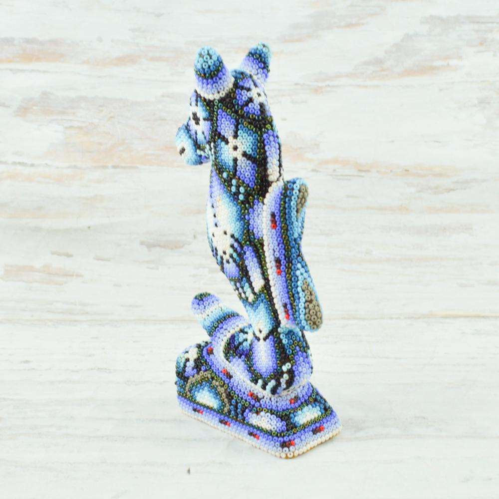 Seahorse Huichol Art - Alebrije Huichol Mexican Folk art magiamexica.com