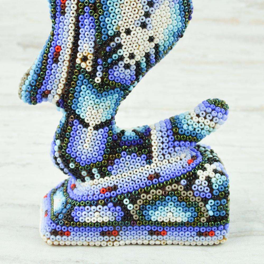 Seahorse Huichol Art - Alebrije Huichol Mexican Folk art magiamexica.com