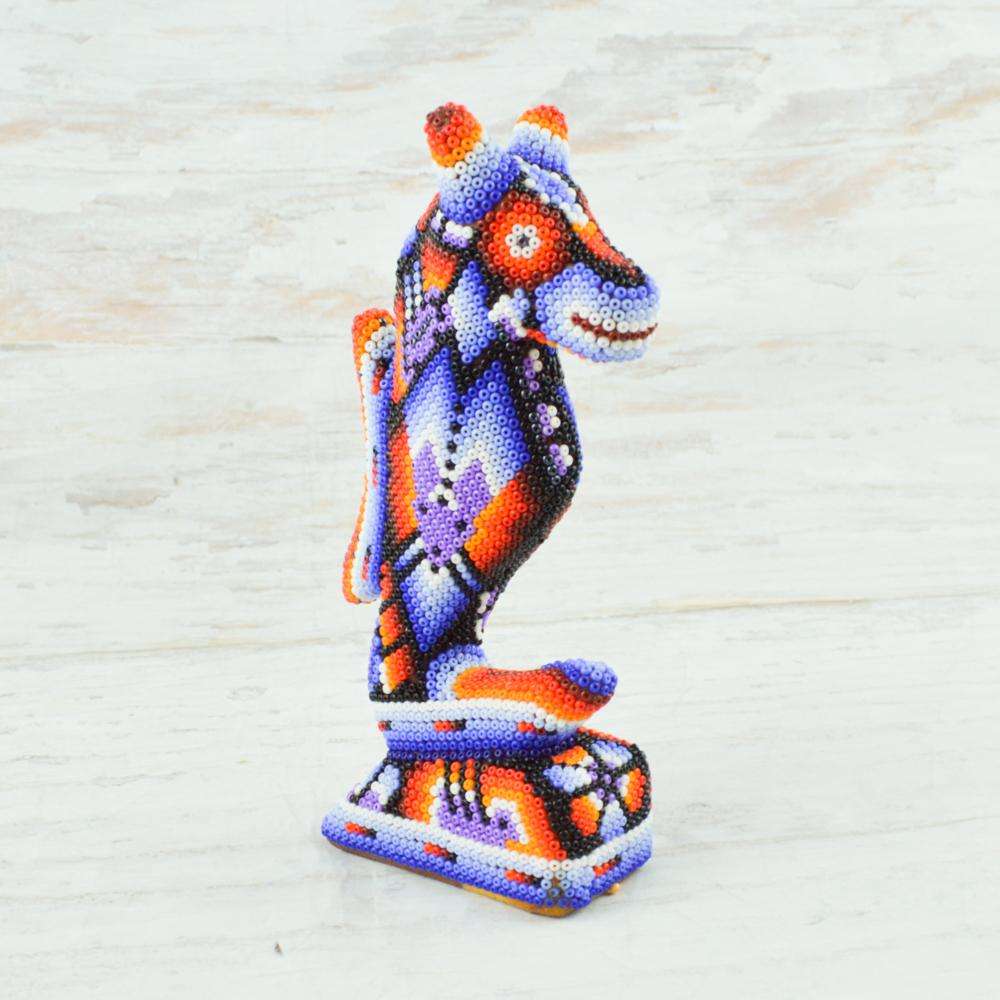 Seahorse Huichol Art - Alebrije Huichol Mexican Folk art magiamexica.com