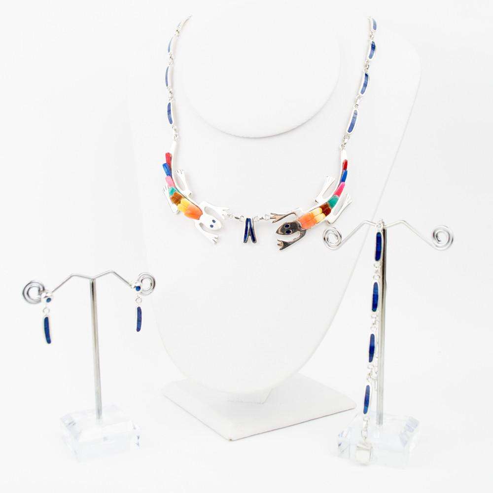 Set Iguanas - Alebrije Huichol Mexican Folk art magiamexica.com