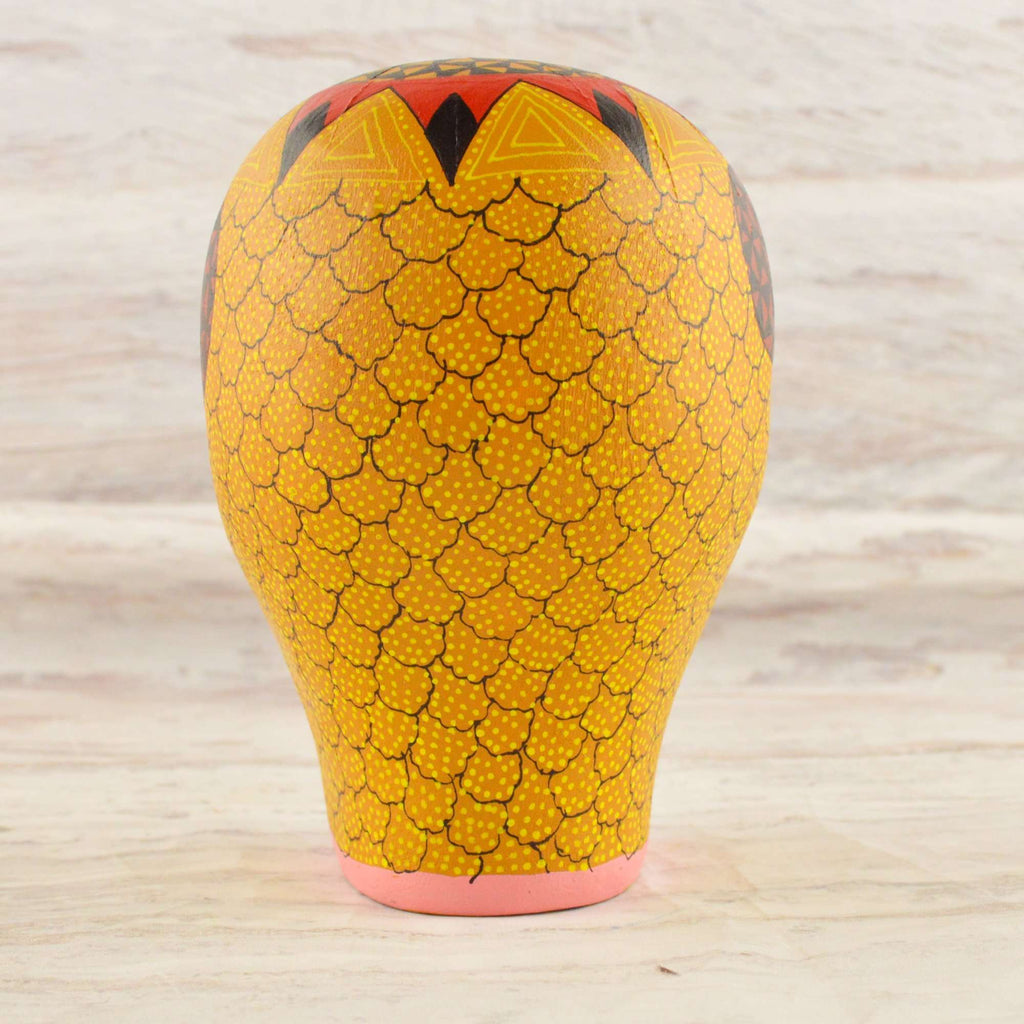 Skull Alebrije Oaxacan Wood Carving - Alebrije Huichol Mexican Folk art magiamexica.com