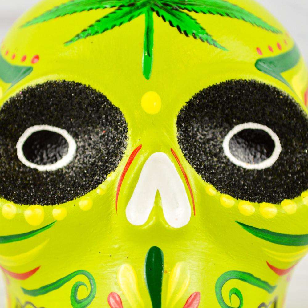 Skull Day of the Dead - Alebrije Huichol Mexican Folk art magiamexica.com