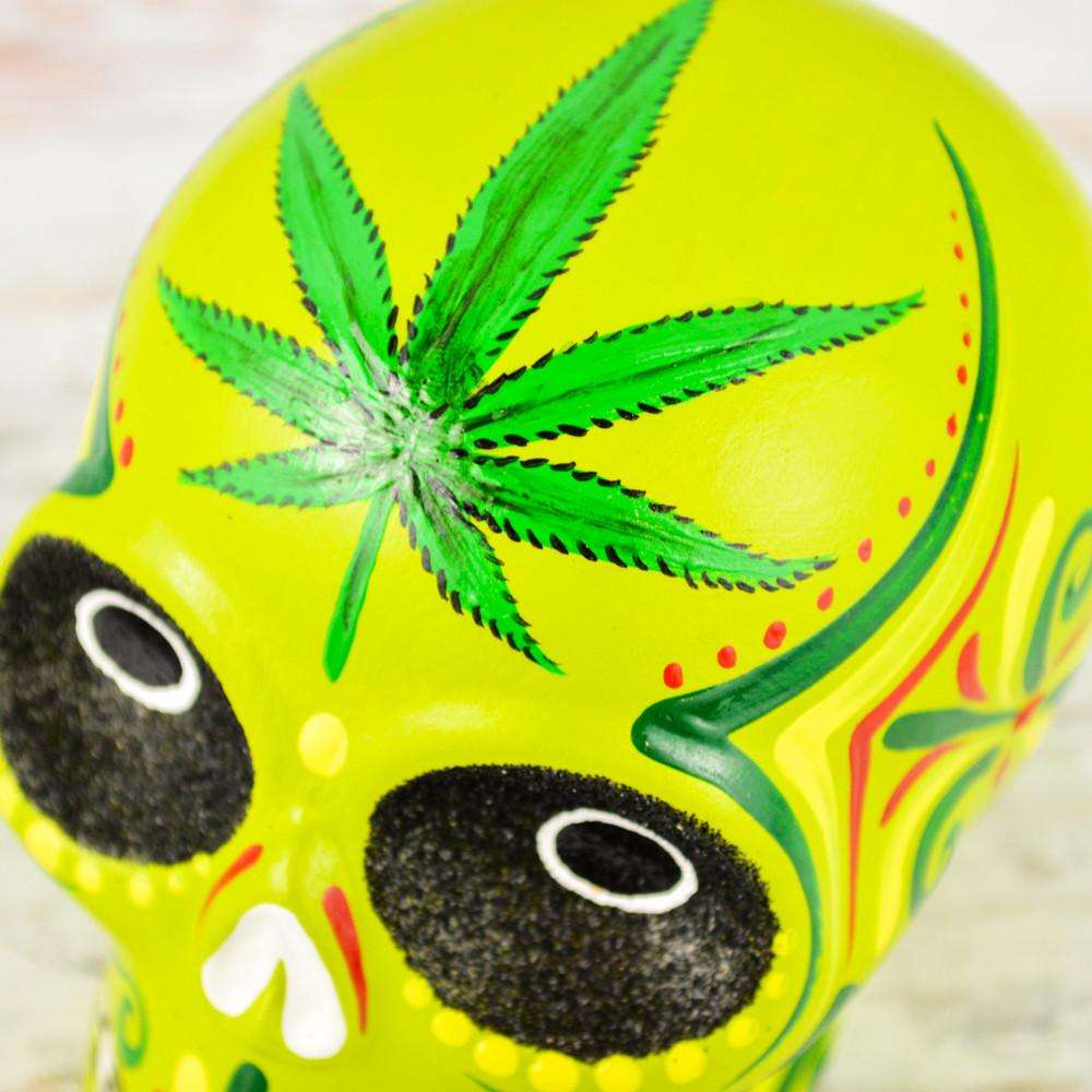 Skull Day of the Dead - Alebrije Huichol Mexican Folk art magiamexica.com