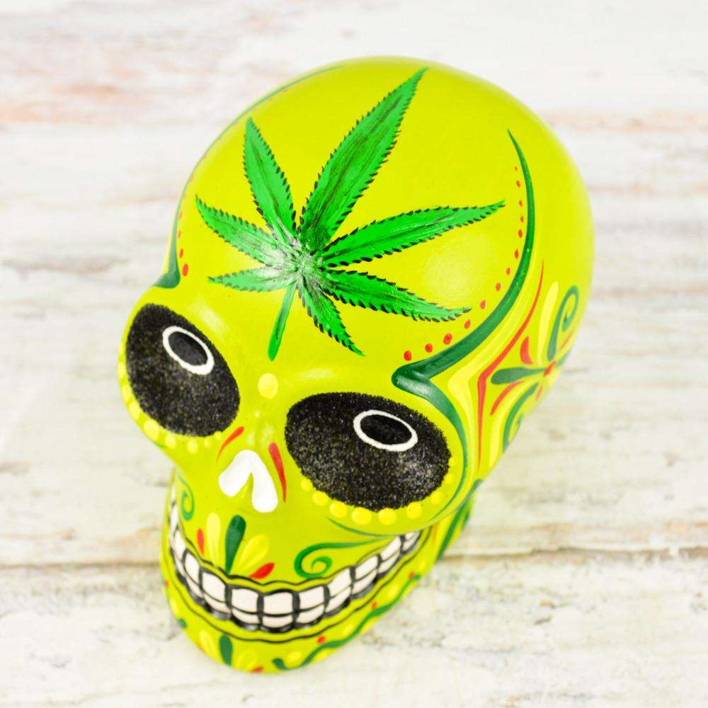 Skull Day of the Dead - Alebrije Huichol Mexican Folk art magiamexica.com