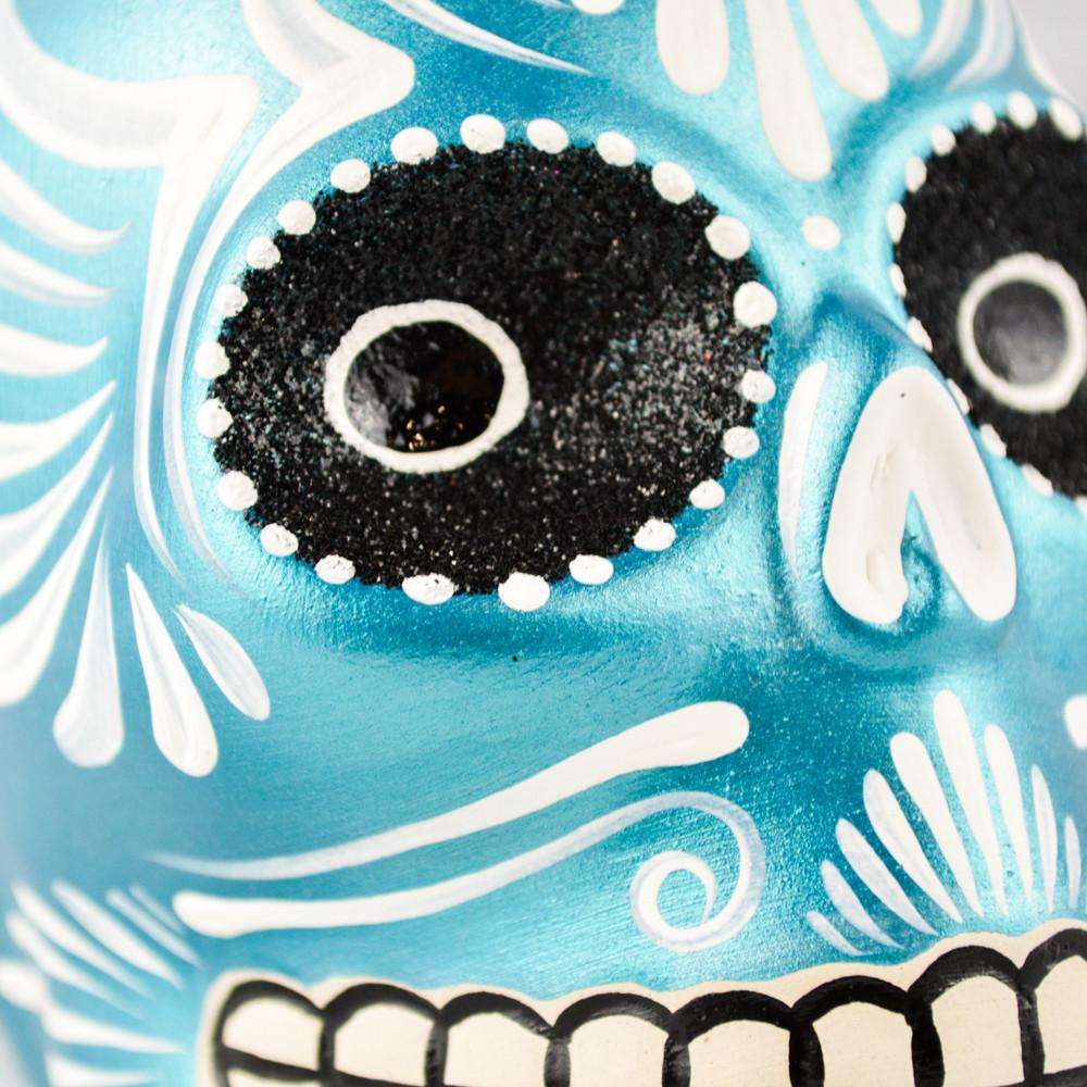 Skull Day of the Dead - Alebrije Huichol Mexican Folk art magiamexica.com