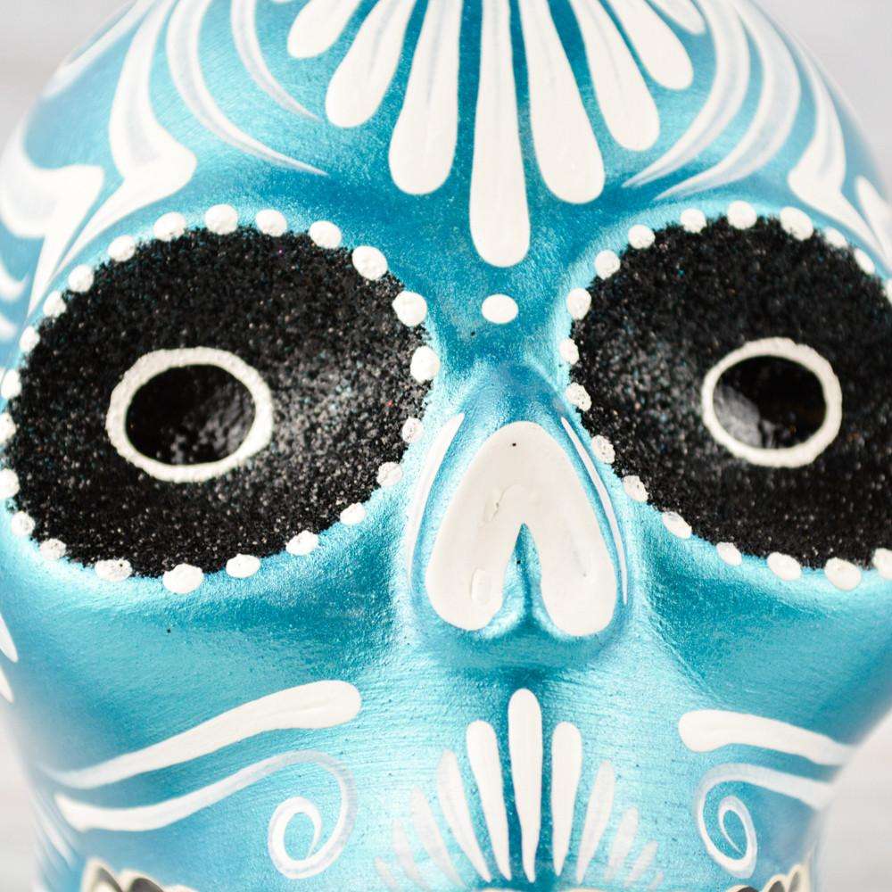 Skull Day of the Dead - Alebrije Huichol Mexican Folk art magiamexica.com