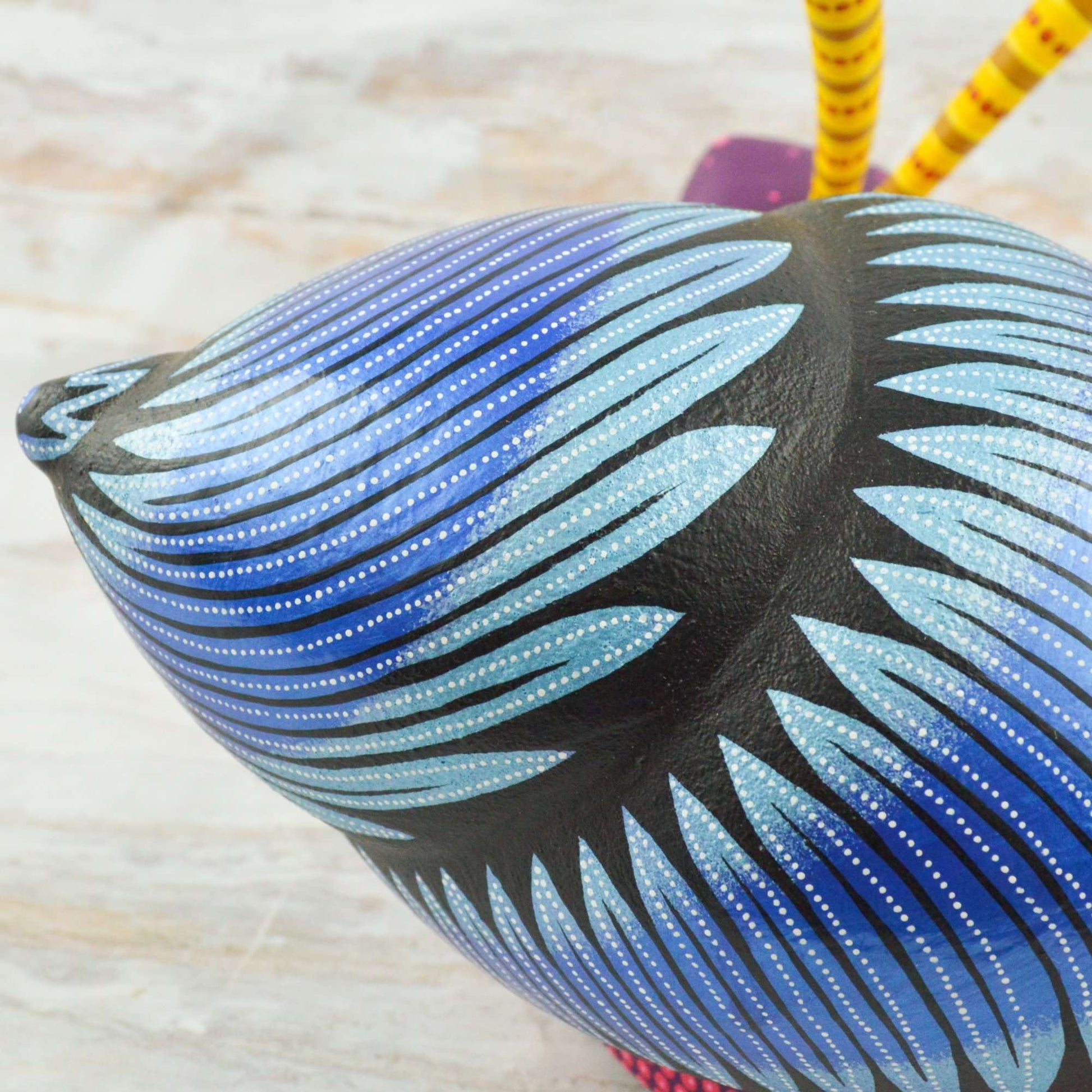 Snail Alebrije Oaxacan Wood Carving - Alebrije Huichol Mexican Folk art magiamexica.com