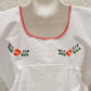 Embroidered Mexican Blouse | Tehua White - Magia Mexica