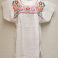 Embroidered Mexican Blouse | Tehua White - Magia Mexica