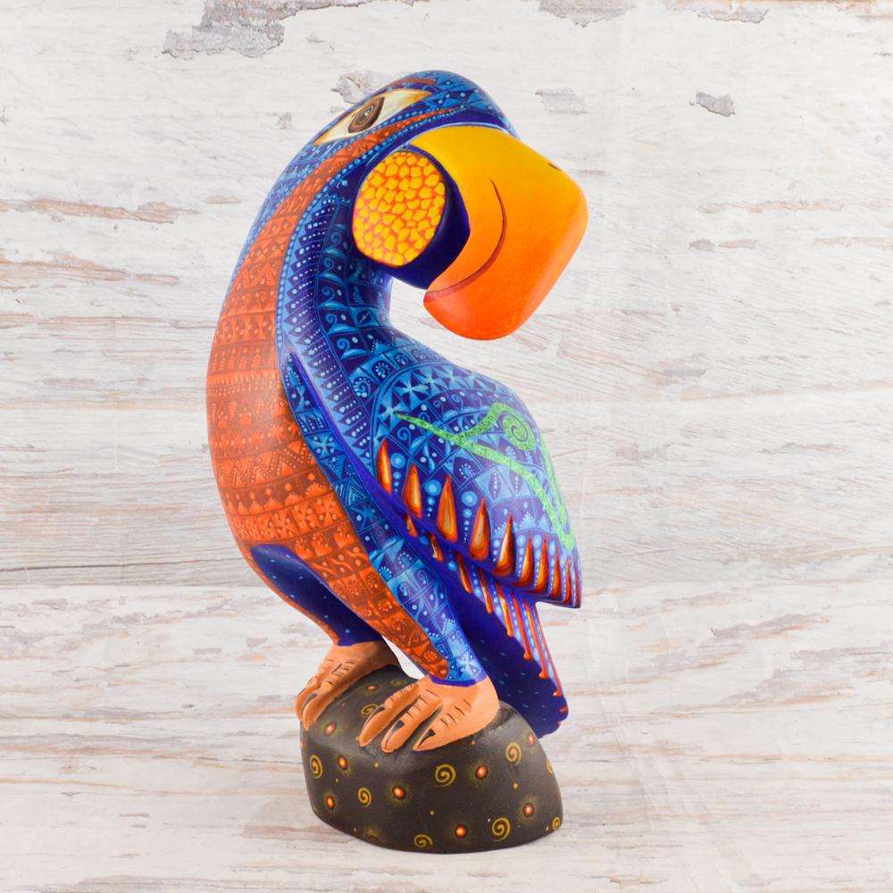 Toucan Alebrije Oaxacan Wood Carving - Alebrije Huichol Mexican Folk art magiamexica.com